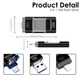 USB Флеш накопитель для телефонов iPhone / Android 3в1 64 GB USB / micro USB / Lightning Black - изображение 3