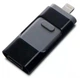 USB Флеш накопитель для телефонов iPhone / Android 3в1 64 GB USB / micro USB / Lightning Black - изображение 1