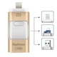 USB Флеш накопитель для телефонов iPhone / Android 3в1 64 GB USB / micro USB / Lightning Gold - изображение 1