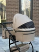 Дитяча коляска Baby Pram Amber 2в1 у еко-шкірі Cappuccino - зображення 5