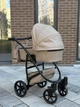 Дитяча коляска Baby Pram Amber 2в1 у еко-шкірі Cappuccino - зображення 9