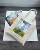 Екошопер BookOpt BK4087 MONET Жінка з парасолькою, бежевий - изображение 9