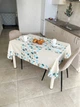 Скатерть водоотталкивающая с бортиком Delux Textil Голубые яички 140 х 110 см 367929 (368175) - изображение 2