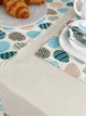 Скатерть водоотталкивающая с бортиком Delux Textil Голубые яички 140 х 110 см 367929 (368175) - изображение 5