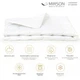 Одеяло MirSon зимнее 110x140 см антиалергенное 3M Thinsulate Супер Теплое №1633 Eco Light White (2200002647458) - изображение 2