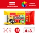 Упаковка губок Chisto кухонні Профільована 3 пачки по 3+1 шт (2000998942069) - зображення 3