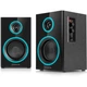Акустическая система REAL-EL S-410 2.0, 12 Вт, Bluetooth+mini-jack 3.5 мм, черная (EL121200016) - изображение 3