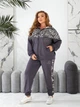 Женский костюм повседневный графитовый 52-54 р2322А.455 - изображение 7