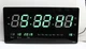 Электронные настенные часы VST 4622-4 Green дисплей LED (светодиодный) с календарём и термометром 23х45х3см - изображение 5