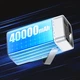 Повербанк з RGB підсвічуванням 40000 мАг 22.5W Remax RPP-596, швидка зарядка, PD+QC, Білий - зображення 3
