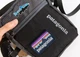 Мужская cумка через плечо Patagonia (Патагония) с шевроном U46 Черный - изображение 3