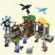 Конструктор Майнкрафт 393 деталей+персонажи, детский набор Minecraft My World Mineworld Станция SJ8803 - изображение 4