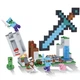Конструктор Майнкрафт 359 деталей+персонажи, детский набор Minecraft My World Mineworld Меч в скале AA8003 - изображение 6