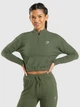 Спортивная кофта женская Gymshark b2as4Sc19 S Хаки (KC1000000045822) - изображение 2