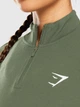 Спортивная кофта женская Gymshark b2as4Sc19 S Хаки (KC1000000045822) - изображение 4