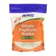 Псиліум Whole Psyllium Husk, Now Foods, лушпиння насіння подорожника, 454 г - зображення 1