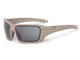 Балістичні окуляри ESS Rollbar Terrain Tan Frame with Silver ESS Logo with Clear and Smoke Gray - зображення 3