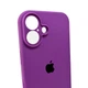 Чохол для смартфона Silicone Full Case AA Camera Protect for Apple iPhone 16 19,Purple (FullAAi16-19) - изображение 5