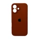 Чохол для смартфона Silicone Full Case AA Camera Protect for Apple iPhone 16 42,Saddle Brown (FullAAi16-42) - изображение 2