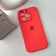 Чохол для смартфона Silicone Full Case AA Camera Protect for Apple iPhone 16 Pro 50,Pink Orange (FullAAi16P-50) - изображение 6