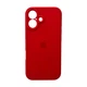 Чохол для смартфона Silicone Full Case AA Camera Protect for Apple iPhone 16 43,Berry Red (FullAAi16-43) - изображение 2