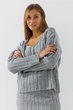 Костюм однотонный женский Park karon 8406 One Size Серый - изображение 2