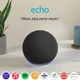 Портативна колонка розумна Amazon Echo Dot 5th Gen Charcoal (B09B8V1LZ3) чорна - изображение 6