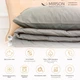 Летний постельный комплект MirSon №2615 EcoSilk 16-5803 Geronimo одеяло 200x220 см + наволочки 2 х 50х70 см (2200003109702) - изображение 2