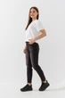 Джинсы Mom Fit женские Zeo Basic 3966 34 Темно-серый - изображение 3