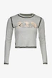 Топ с принтом женский 1881 One Size Серый - изображение 7