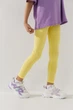 Лосины однотонные для девочки Lizi 149 116 см Желтый - изображение 4