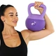 Гиря мягкая 8 кг Поливинилхлорид наполнитель песок Zelart SOFT KETTLEBELL цвет фиолетовый FI-0122-8 - изображение 9