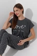 Піжама жіноча Nicoletta 30052 4XL Сірий - зображення 4