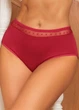 Жіночі трусики сліпи з сіточкою Perfect Comfort (1755-42-02) Червоний S FINETOO (42-44) - зображення 1
