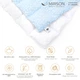 Одеяло пуховое MirSon №1843 Bio-Blue 50% пух деми 140x205 (2200003013764) - изображение 13