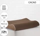 Подушка ортопедическая MirSon №6036 Delicate satin Cacao Aero 58х40х10.5 (2200003261592) - изображение 2