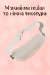 Массажный тепловой пояс от менструальной боли для живота и поясницы розовый (31012) - изображение 4