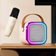 Детский беспроводной караоке микрофон с колонкой 2в1 К12 Беспроводная Bluetooth колонка - изображение 9