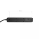 Мережевий подовжувач VIDEX ONCORD з/з 4п 3м (3x1.5мм) 3.4А USB(QC3.0) +USB-C(PD20W) з кнопкою Black - зображення 7