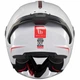 Мотошолом MT Helmets Cosmo SV Solid A0 Gloss White M - зображення 7