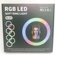 Кольцевая LED лампа 33 см RGBW 8 цветов светло подсветка SOFT RING LIGHT MJ33 - изображение 12