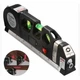 Лазерный уровень Метер Laser Level Meter Pro 3 со встроенной рулеткой Нивелир строительный черный (1705) - изображение 3