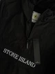 Куртка вітровка чоловіча Stone Island з капюшоном чорний S - изображение 4