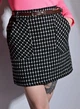 Спідниця жіноча Fashion зимова в клітинку 44/46 чорно-біла - зображення 1