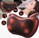 Масажна подушка для голови, шиї, попереку та стоп Massage Pillow з інфрачервоним підігрівом - зображення 7