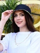 Панама женская двухсторонняя Манго One size светло-зеленая - изображение 3