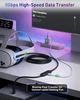Кабель Maxonar USB 3.0 to USB C для Meta Quest 3S/Quest 3/Oculus Quest 2/Pico 4 c зарядкой, 6м, черный - изображение 3