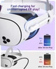 Кабель Maxonar USB 3.0 to USB C для Meta Quest 3S/Quest 3/Oculus Quest 2/Pico 4 c зарядкой, 6м, белый - изображение 4