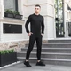 Чоловічий базовий світшот XL чорний (BLss2757ba) - зображення 5