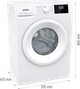 Пральна машина GORENJE WNGPI 72 SBS/UA - изображение 4